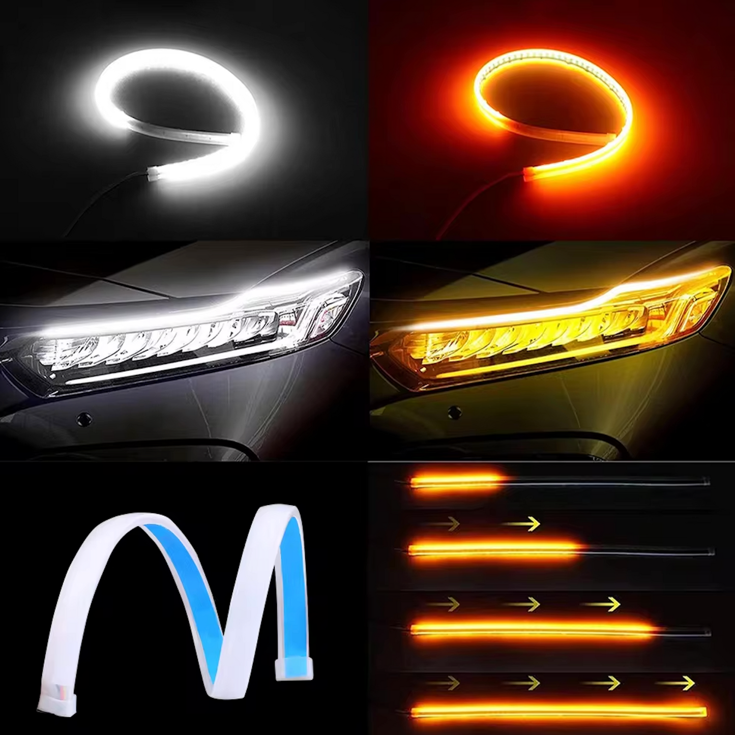 Flexibilní LED denní světla: Bezpečnost a styl pro vaše vozidlo