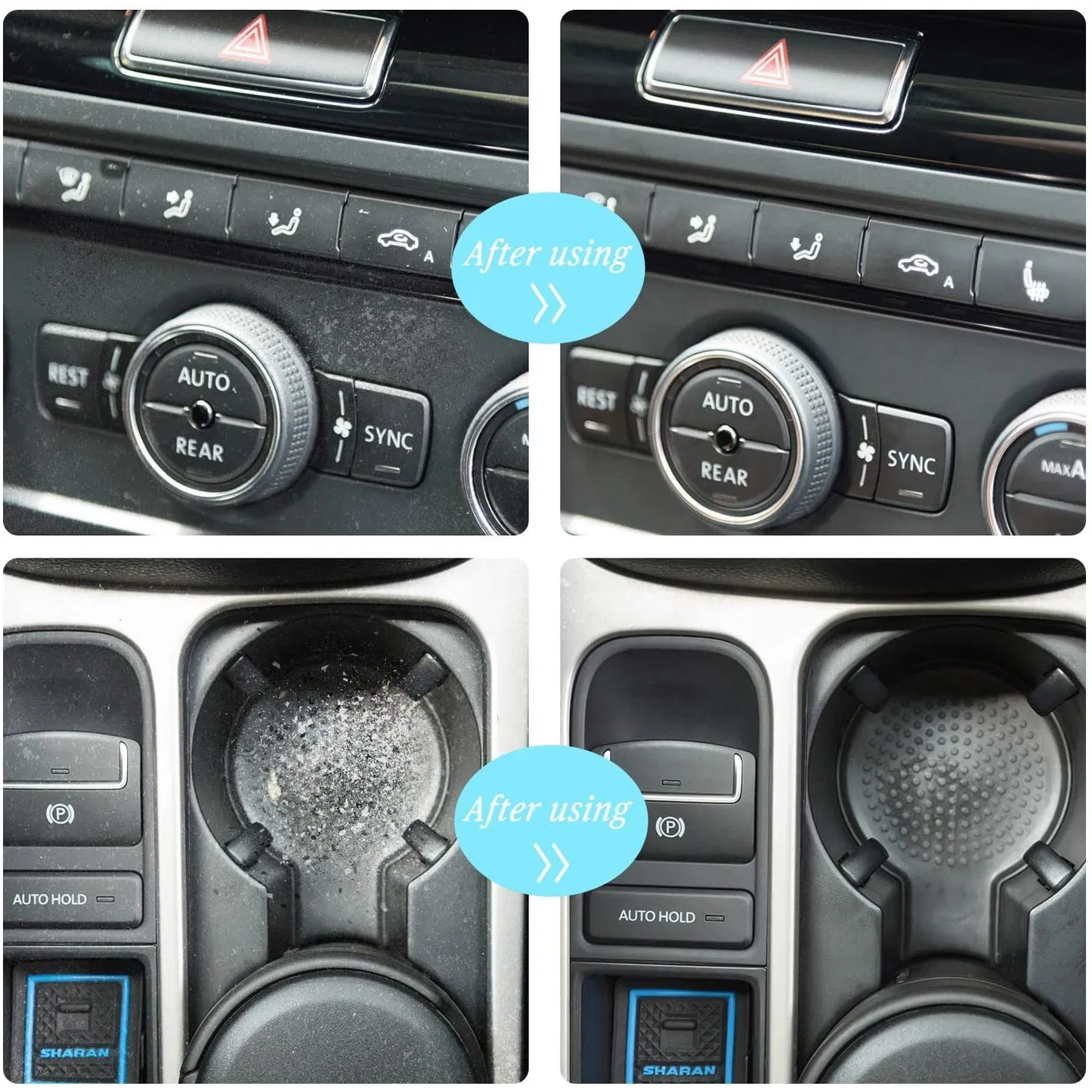 Magic cleaning gel for a spotless interior