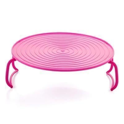 Foldable microwave tray - Save space and time 
